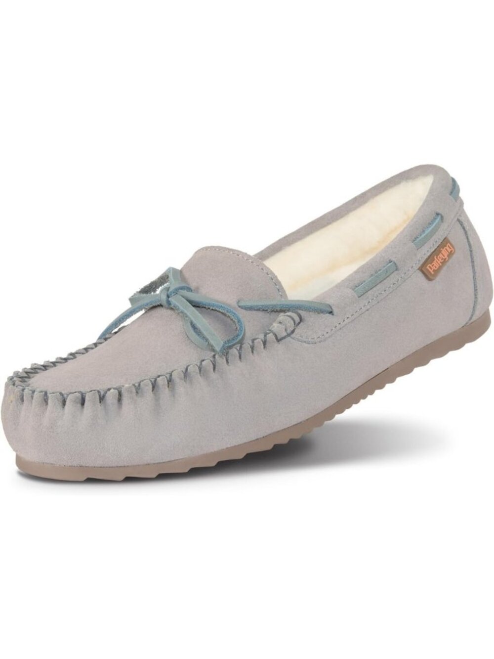 Cozy Women's Sheepskin Moccasin Slip-On Slippers | Warm & Comfortable Footwear